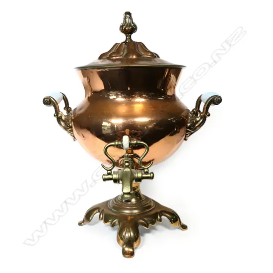 VICTORIAN COPPER SAMOVAR...