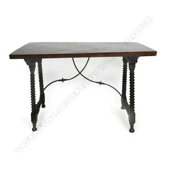 An 18thC Spanish table,