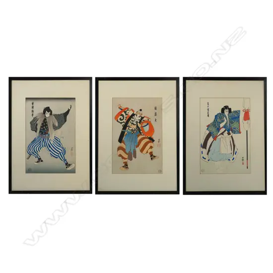 Hasegawa Konobu (Jap 1914-1999), three shin hanga woodblock prints, c.1950s