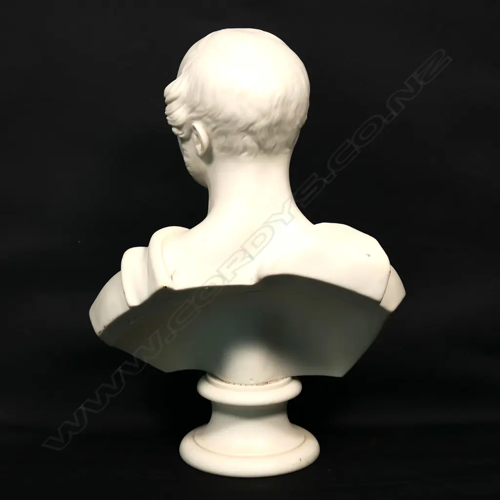 A Victorian Parian ware bust of Prince Albert by W.H Kerr & Co., Worcester, Image 1++