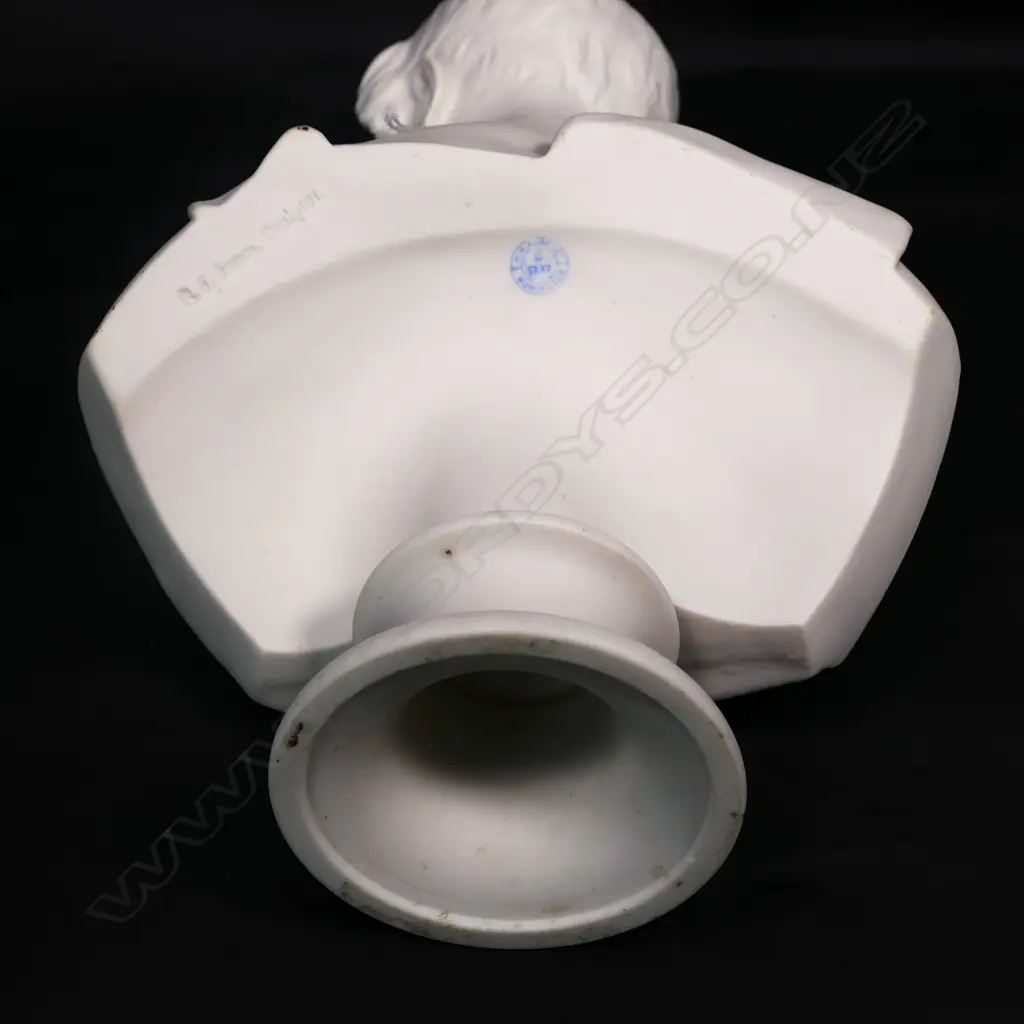 A Victorian Parian ware bust of Prince Albert by W.H Kerr & Co., Worcester, Image 1++