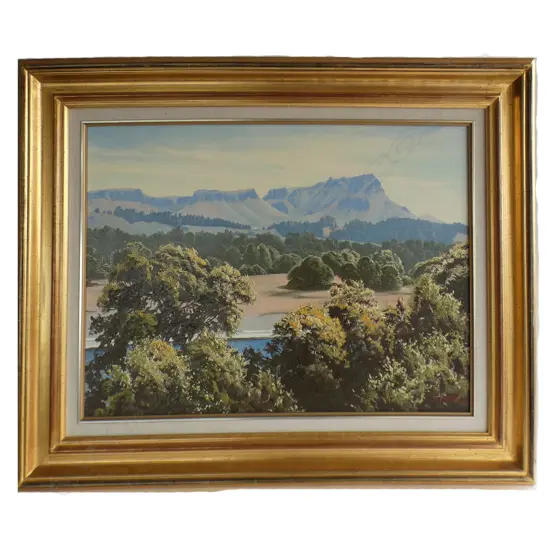 Jonathan White, (b.1939), 'Tukituki Valley, Hawkes Bay',