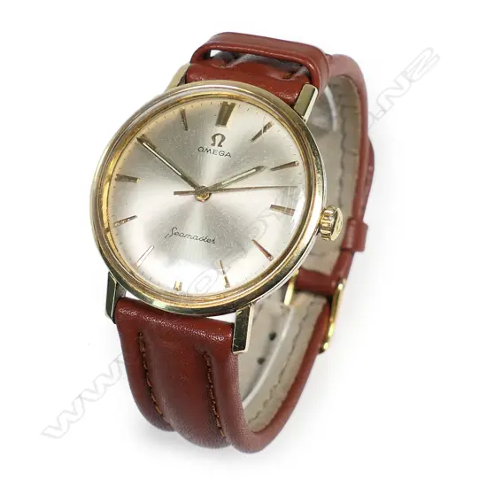 An Omega Seamaster watch, pre-De Ville c.1960-63, manual movement,
