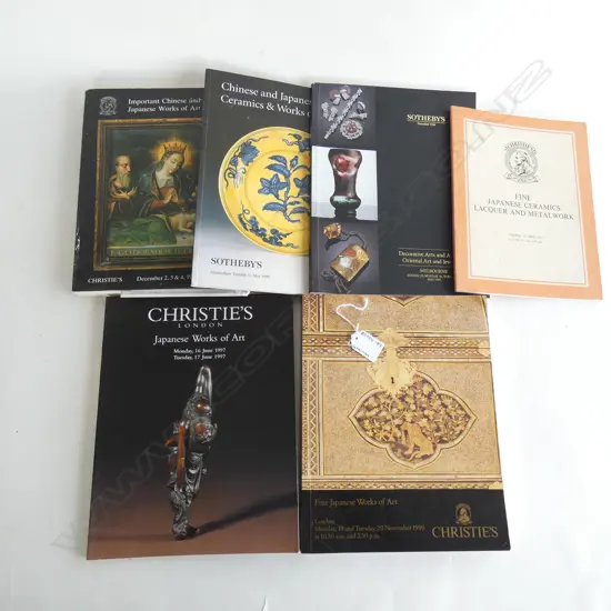 An assorted group of catalogues of Decorative Arts interest,