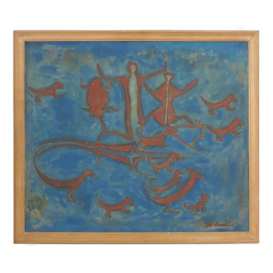 A.R.D. (Rex) Fairburn (1904-57), Māori rock art motifs,