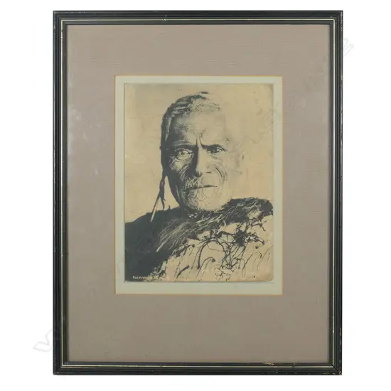 'Rueti Watea', a vintage albumen photograph by Charles Spencer, c.1890s