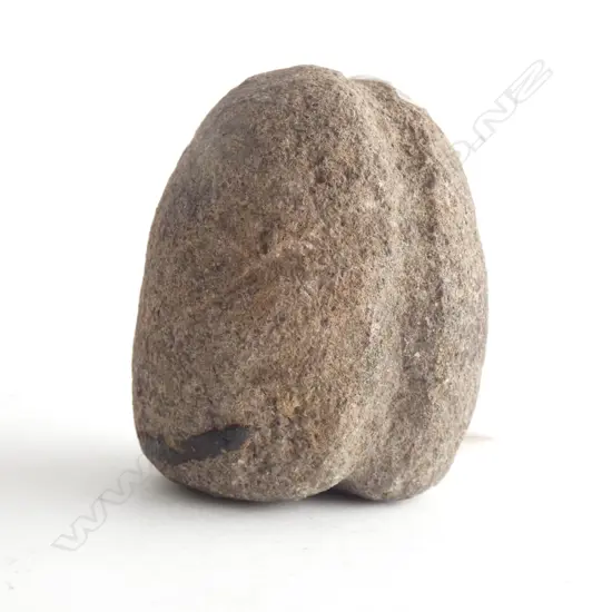 An old Māori mahi (stone sinker),