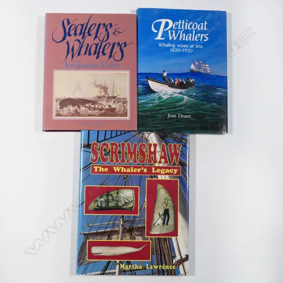 Three books on Whaling/Scrimshaw (click for details)