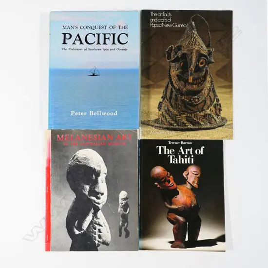 Four books on Pacific Art