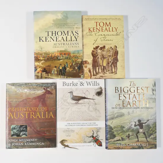Five various Australian books