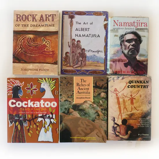 Six books on Australia (all slightly worn) (click for details)