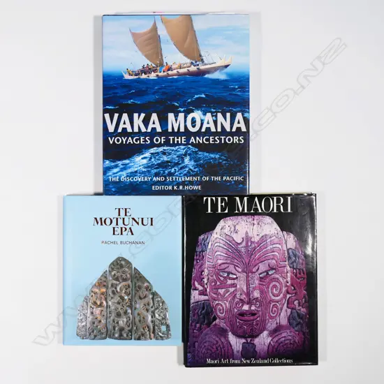 Three books: Voyaging and Māori: (click for details)