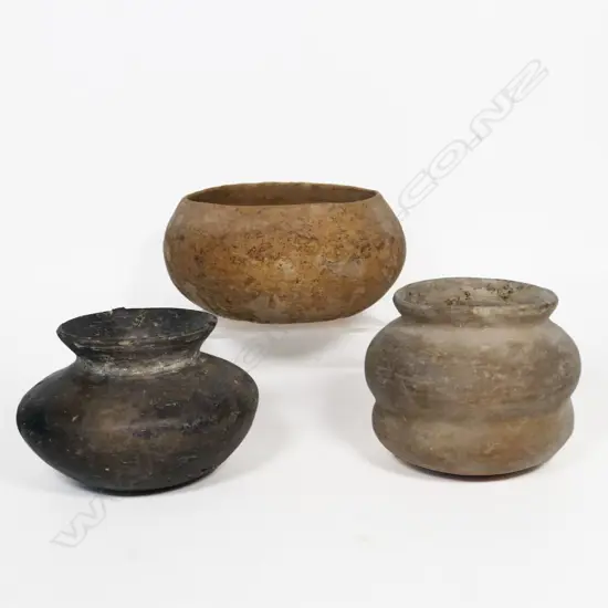 Three Pre-Columbian Vases,