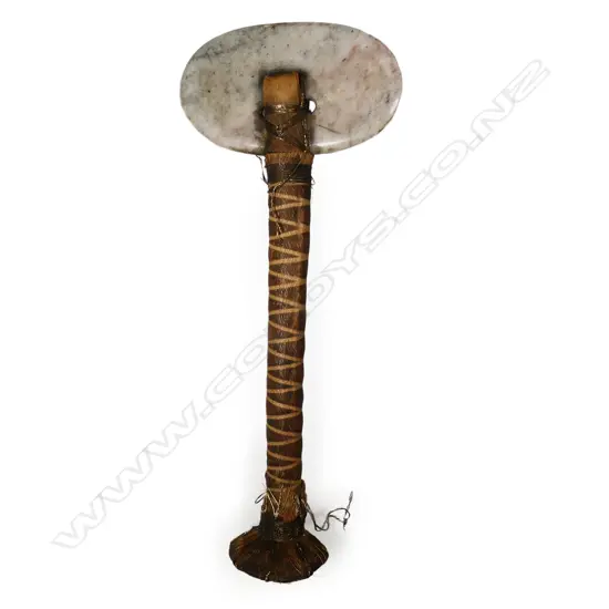 New Caledonian Kanak people O'Kono ceremonial axe,