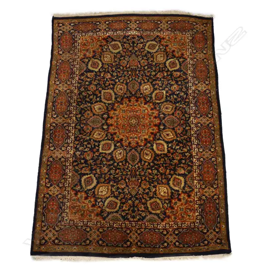 A vintage Persian Ardebil hand-knotted wool pile carpet,
