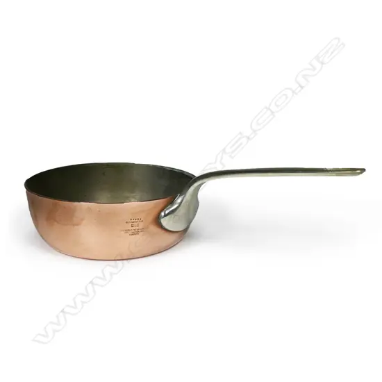 A quality copper saucepan,