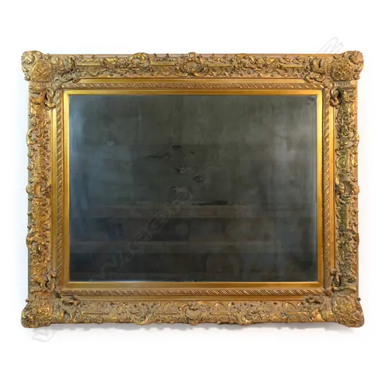 A large and impressive antique style mirror,