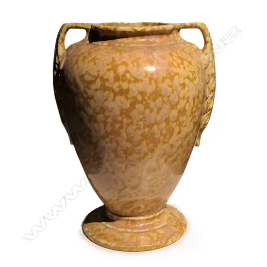 Temuka Pottery (Thomas Lovatt) tall urn form vase,