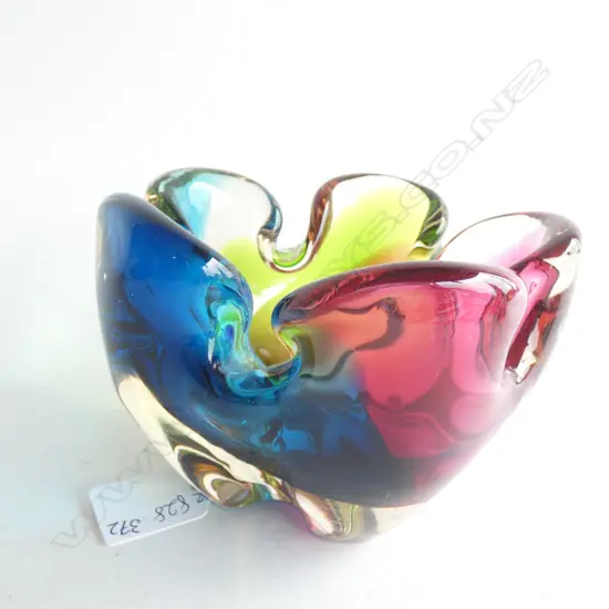 A Murano style glass bowl