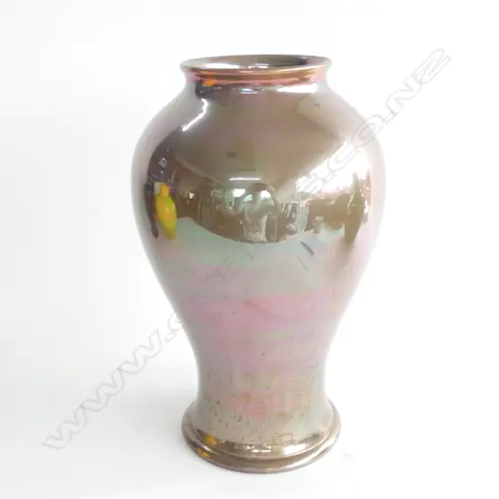 A large Moorcroft copper lustre vase