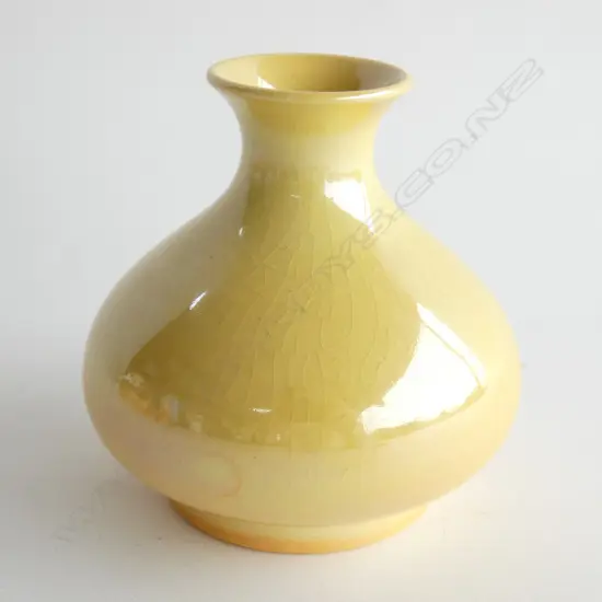 A Moorcroft yellow lustre vase