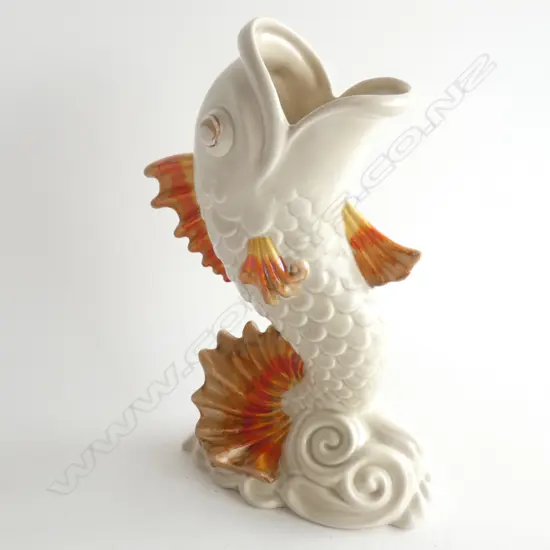 A Clarice Cliff fish flower holder