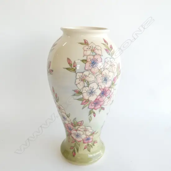 A Moorcroft vase by Sally Tuffin - "Springtime"