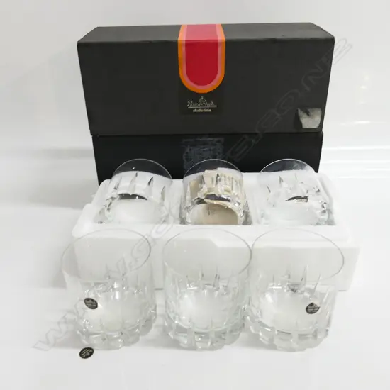 SET 21 (9 in original boxes) ROSENTHAL TUMBLERS, H.80mm, Dia.80mm.