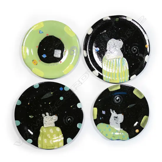 Four Steve Fullmer plates,