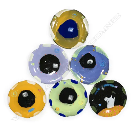 Six Steve Fullmer plates,