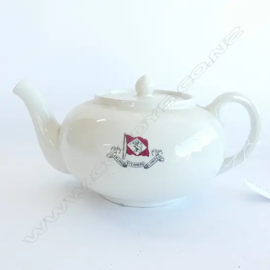 CLAN LINE STEAMERS LTD TEAPOT. L. 240MM