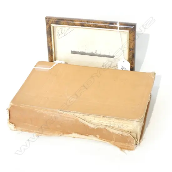 SIGNED SHIP PHOTO SUFFOLK 21/7/19. F. ASHWORTH....