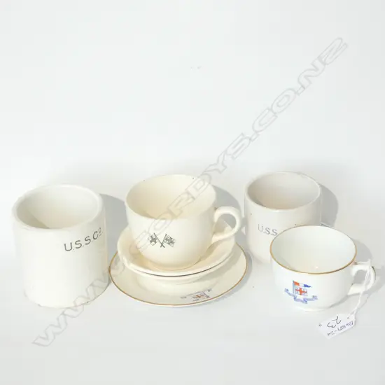 7 SHIPPING Co. PCES: 5X NZSCo.&#x2B; 2 U.S.S.Co. CUPS