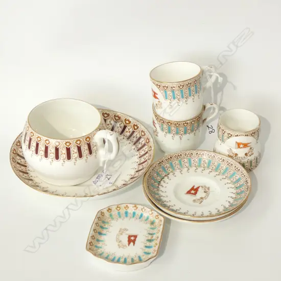 8 SHIPPING CO CHINA PCES: &#x27;WHITE STAR LINE&#x27;...