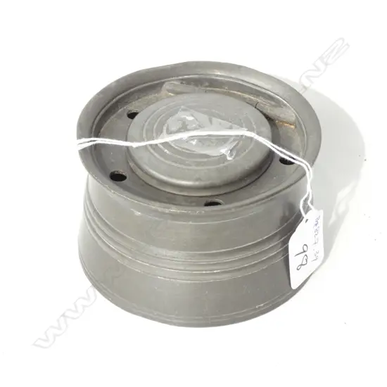 PEWTER INKWELL 100MM DIA