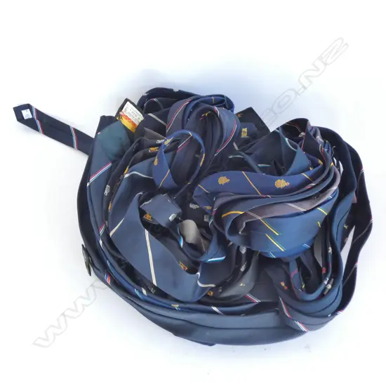 BAG OF OLD SHIPPING TIES (16)          