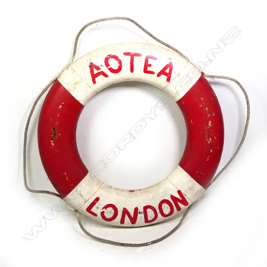 SHIPS VINTAGE  LIFEBUOY 'LONDON' 780MM