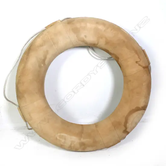 SHIPS VINTAGE LIFEBUOY - PLAIN CANVAS - DIA. 750MM