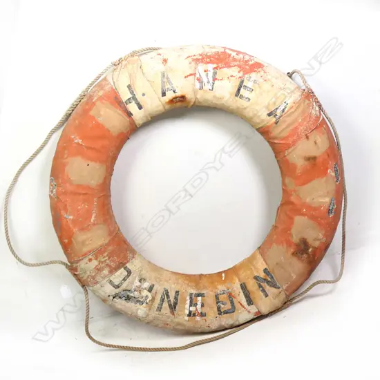 SHIPS VINTAGE LIFEBUOY - 'HANEA DUNEDIN', DIA. 740MM