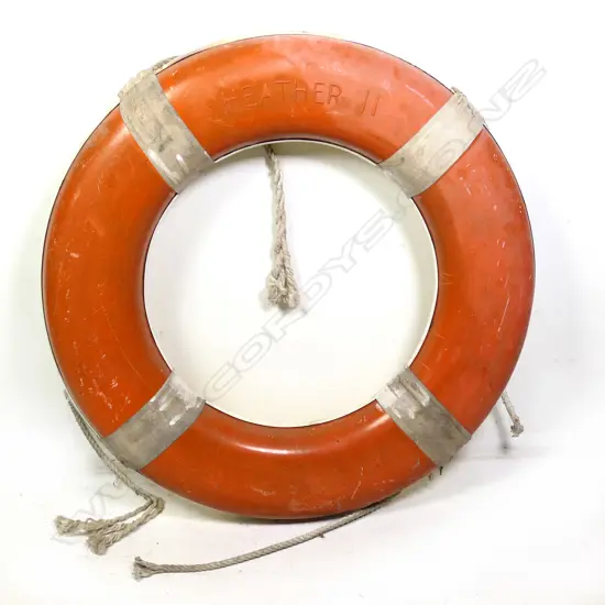 SHIPS VINTAGE LIFEBUOY - 'HEATHER 11' - DIA. 780MM