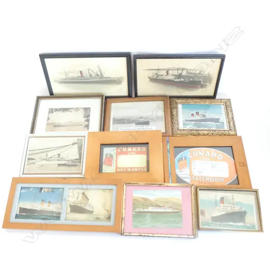 BOX SM FRAMED SHIPPING PHOTOS & MEMORABILIA