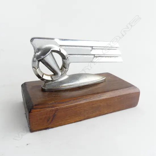 'Standard' chrome car mascot,