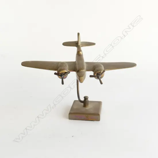 Brass plane paper weight,