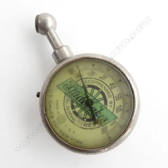 Vintage Studebaker tyre gauge,