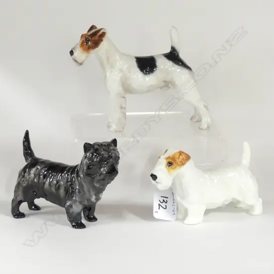 DOULTON SEALYHAM TERRIER & WIRE HAIRED TERRIER & CAIRN TERRIER