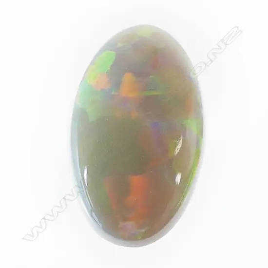 1 BLACK OPAL (GREEN/BLUE), 0.86ct. RATING 6