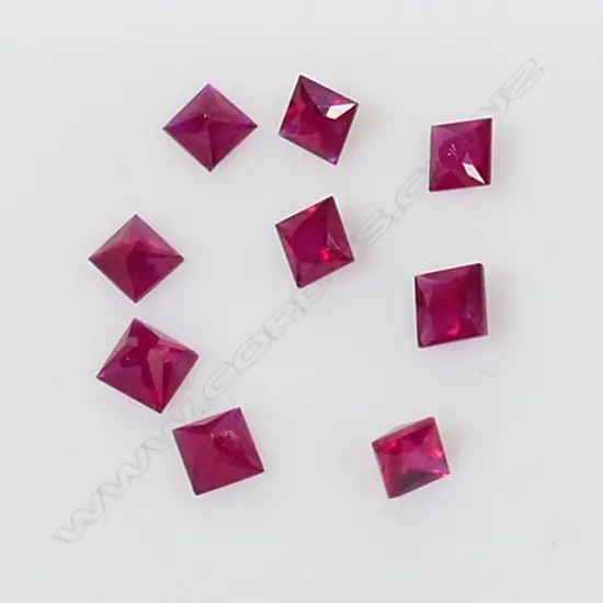 9 RUBIES, 0.96ct, RATING 7-8