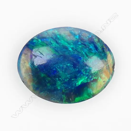 1 BLACK OPAL (GREEN/BLUE), 2.63cts. RATING 8