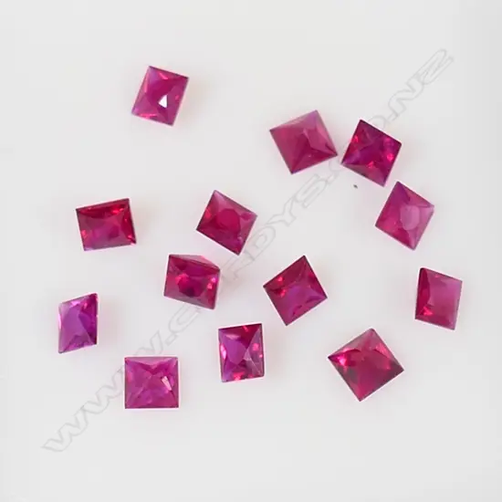 ASSORTED RUBIES, 1.03cts. RATING 7-8
