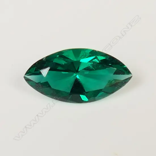 1 SYNTHETIC (INAMORI) EMERALD, 0.81ct